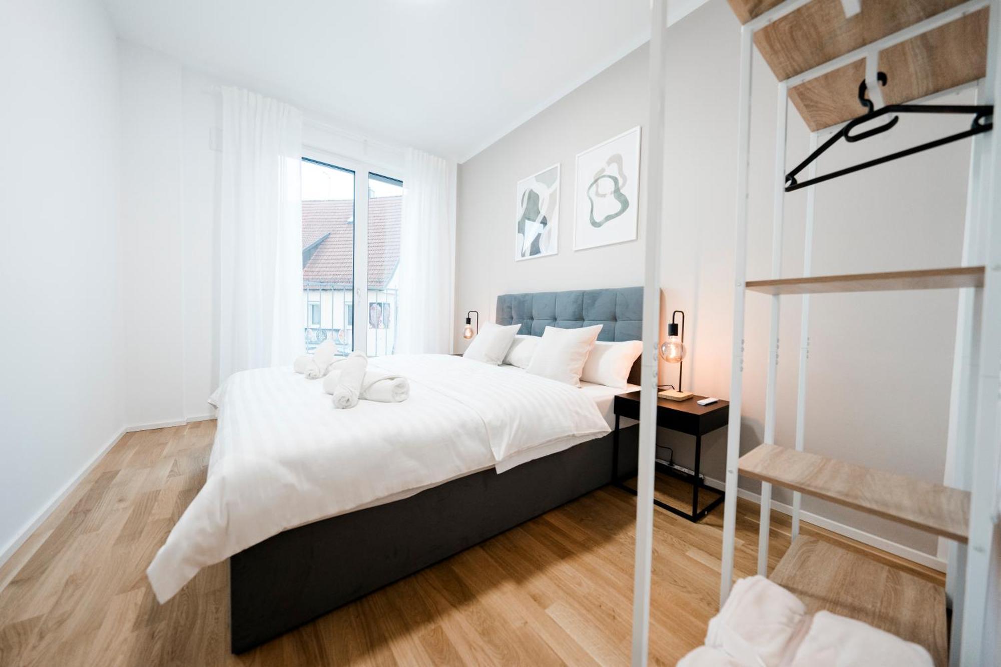Kocasa-Apartments 01, City-Center Boeblingen, Stellplatz, Balkon, Waipu-Tv Dış mekan fotoğraf